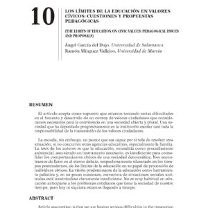 Límites de la educación en valores cívicos: cuestiones y propuestas pedagógicas